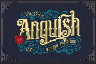 Download Anguish Font: a Raw & Creative Typography Choice