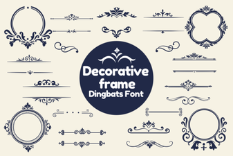 Decorative Frame Fonts for Creative Projects