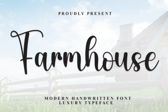 Farmhouse Fonts for Rustic Design Projects