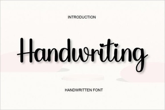 Crafting Character with Handwritten Fonts
