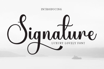 Personalize Your Projects with a Signature Font