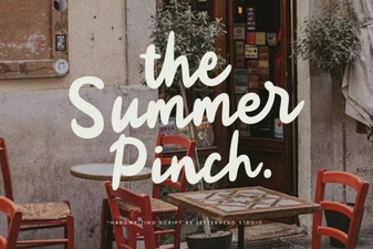 Creative Projects Using the Summer Pinch Font